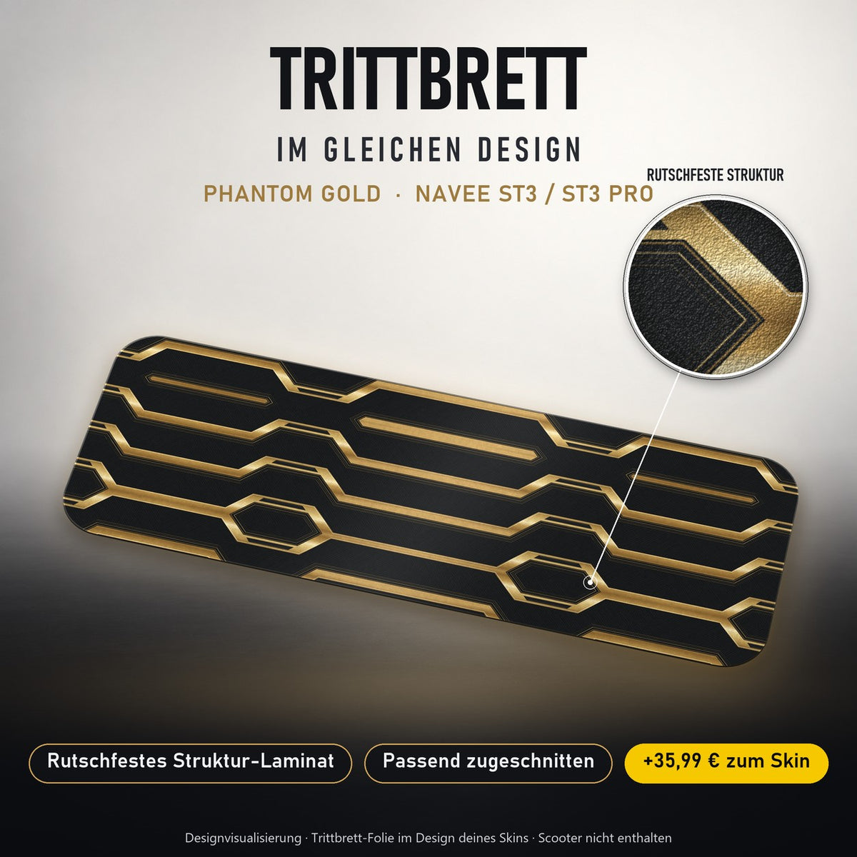 Trittbrett im gleichen Design – PHANTOM GOLD