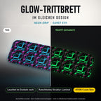 Glow-Trittbrett – NEON DRIP, Tag/Nacht