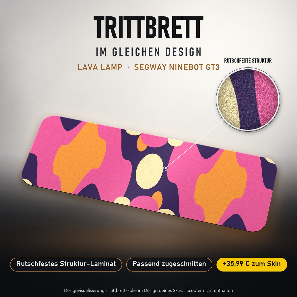 Trittbrett im gleichen Design – LAVA LAMP