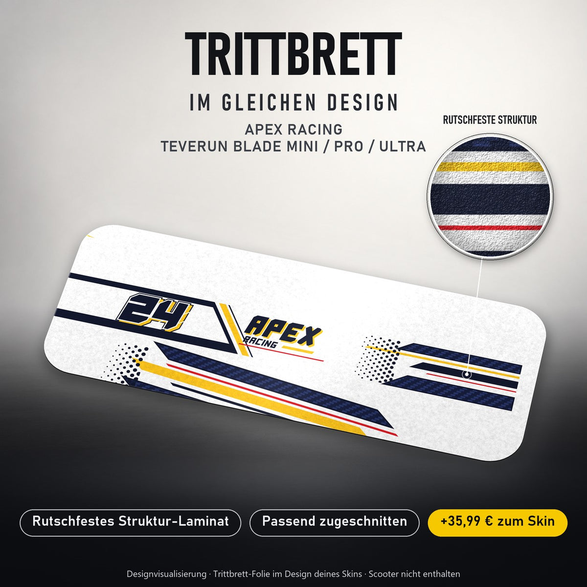 Trittbrett im gleichen Design – APEX RACING