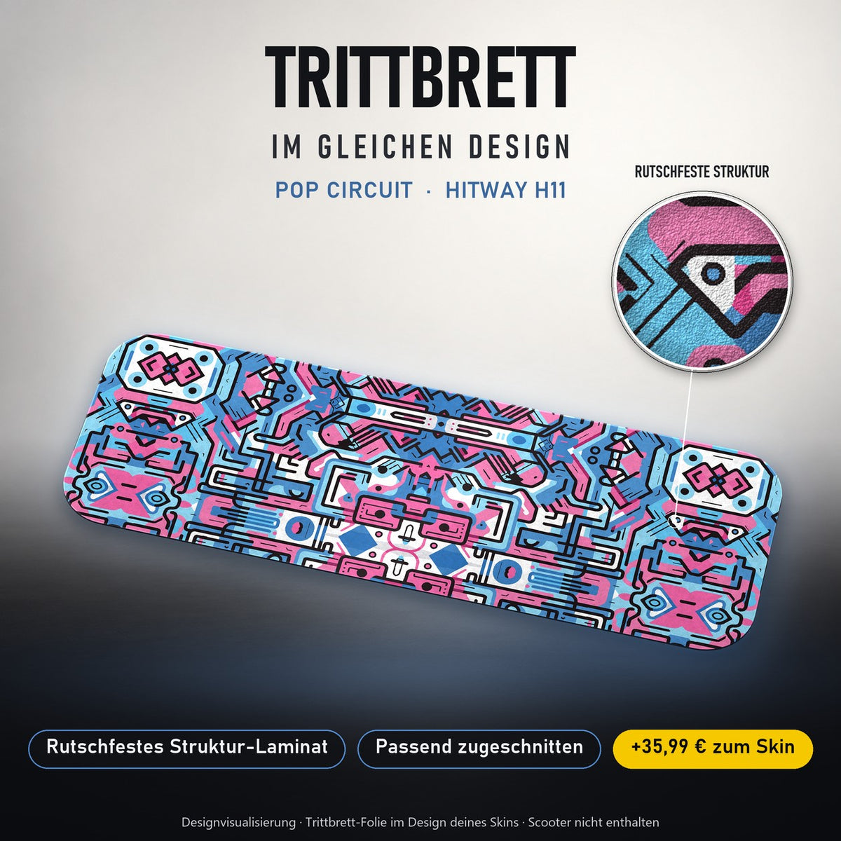Trittbrett im gleichen Design – POP CIRCUIT