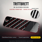 Trittbrett im gleichen Design – ELECTRIC POWER RED