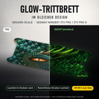 Glow-Trittbrett – DRAGON SCALE, Tag/Nacht
