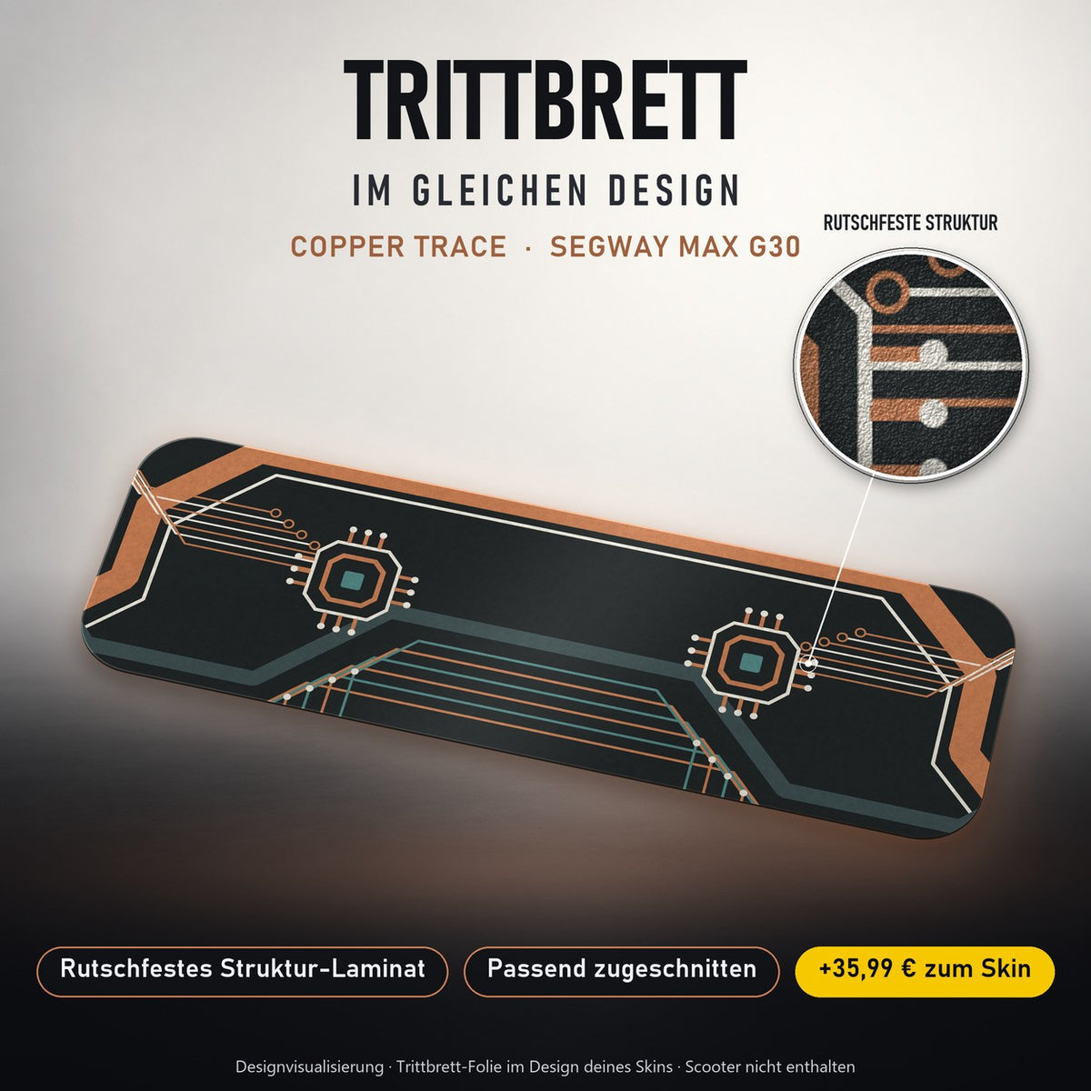 Trittbrett im gleichen Design – COPPER TRACE
