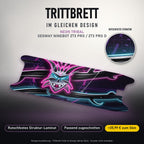 Trittbrett im gleichen Design – NEON TRIBAL