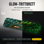 Glow-Trittbrett – DRAGON SCALE, Tag/Nacht