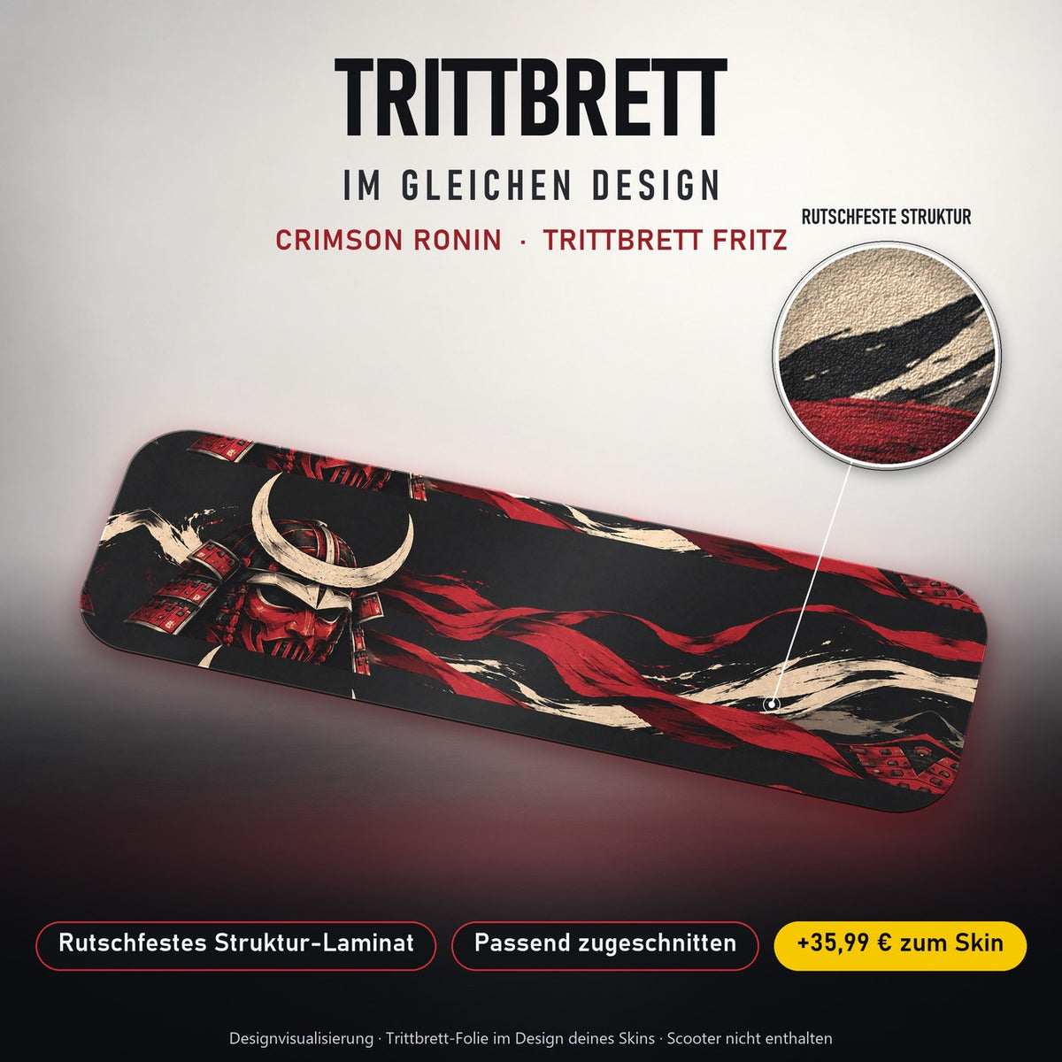 Trittbrett im gleichen Design – CRIMSON RONIN