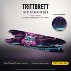 Trittbrett im gleichen Design – NEON TRIBAL