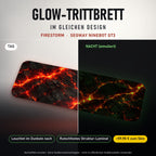 Glow-Trittbrett – FIRESTORM, Tag/Nacht