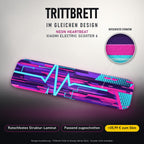 Trittbrett im gleichen Design – NEON HEARTBEAT