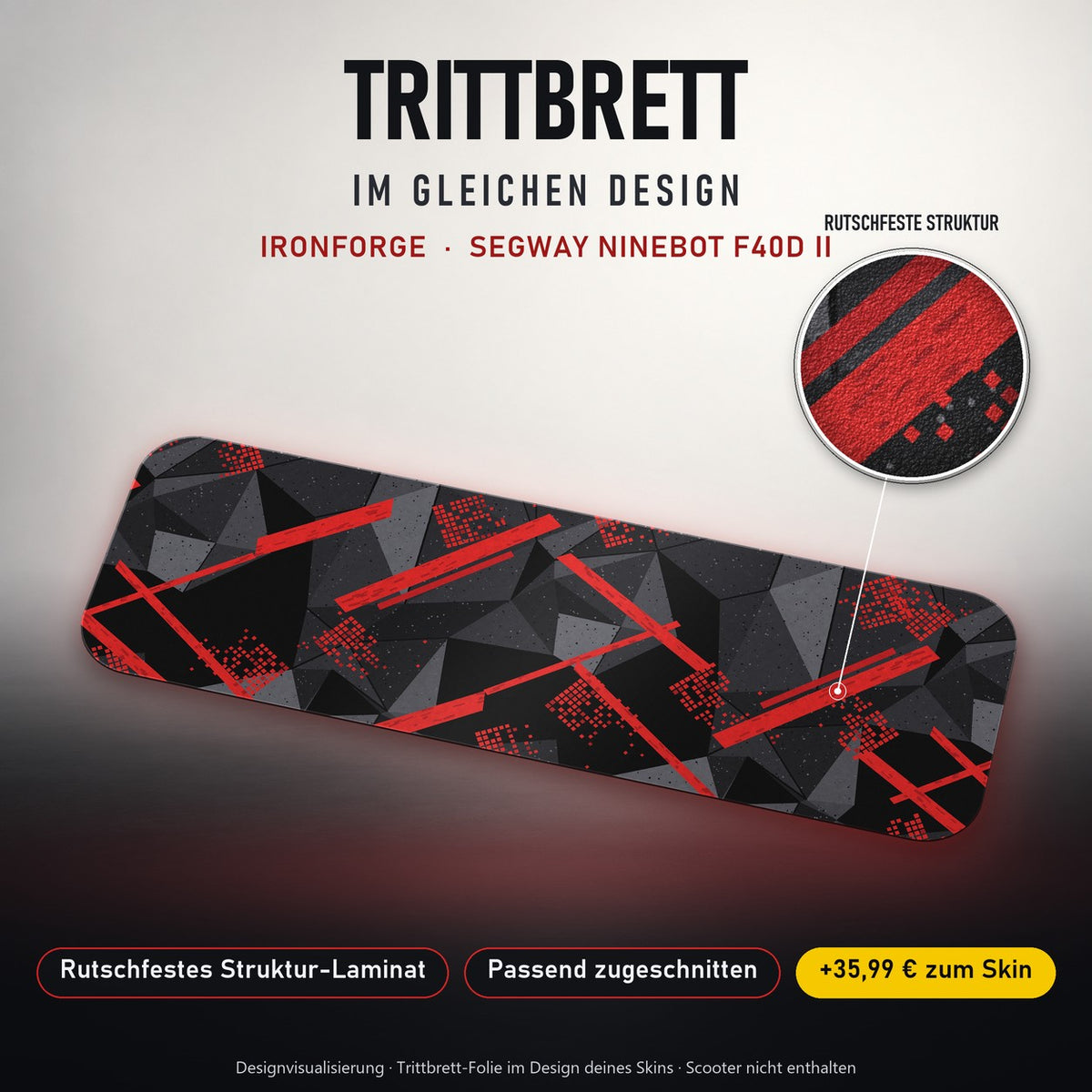 Trittbrett im gleichen Design – IRONFORGE
