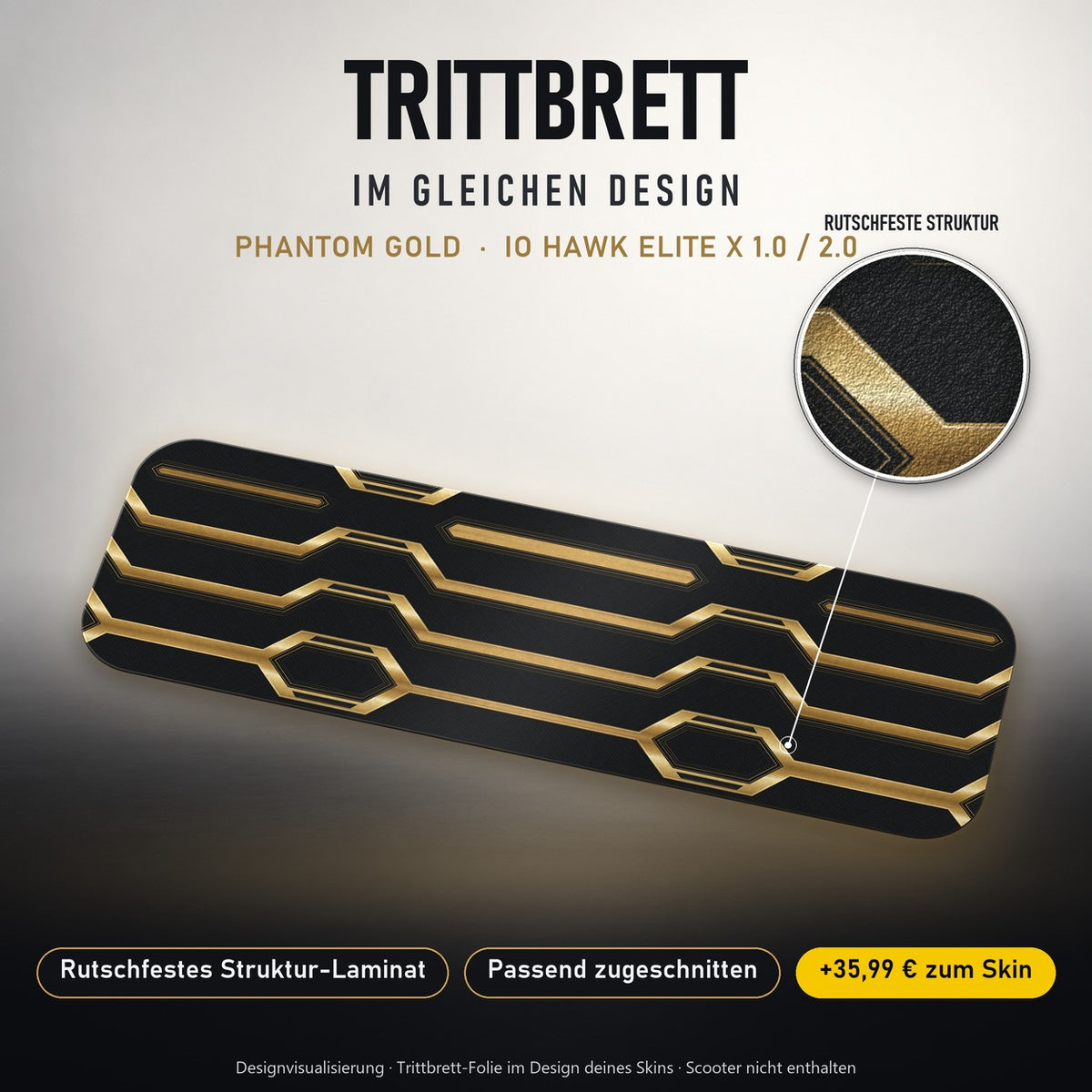 Trittbrett im gleichen Design – PHANTOM GOLD
