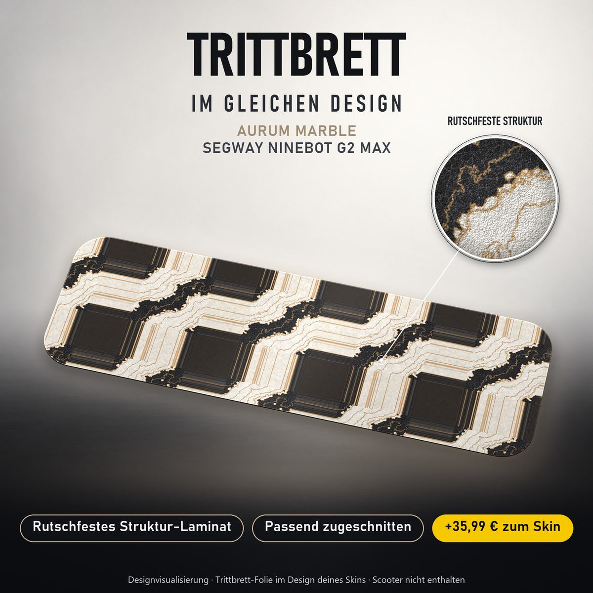 Trittbrett im gleichen Design – AURUM MARBLE
