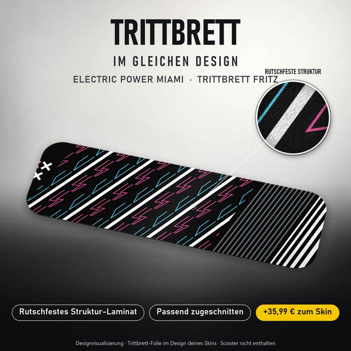 Trittbrett im gleichen Design – ELECTRIC POWER MIAMI