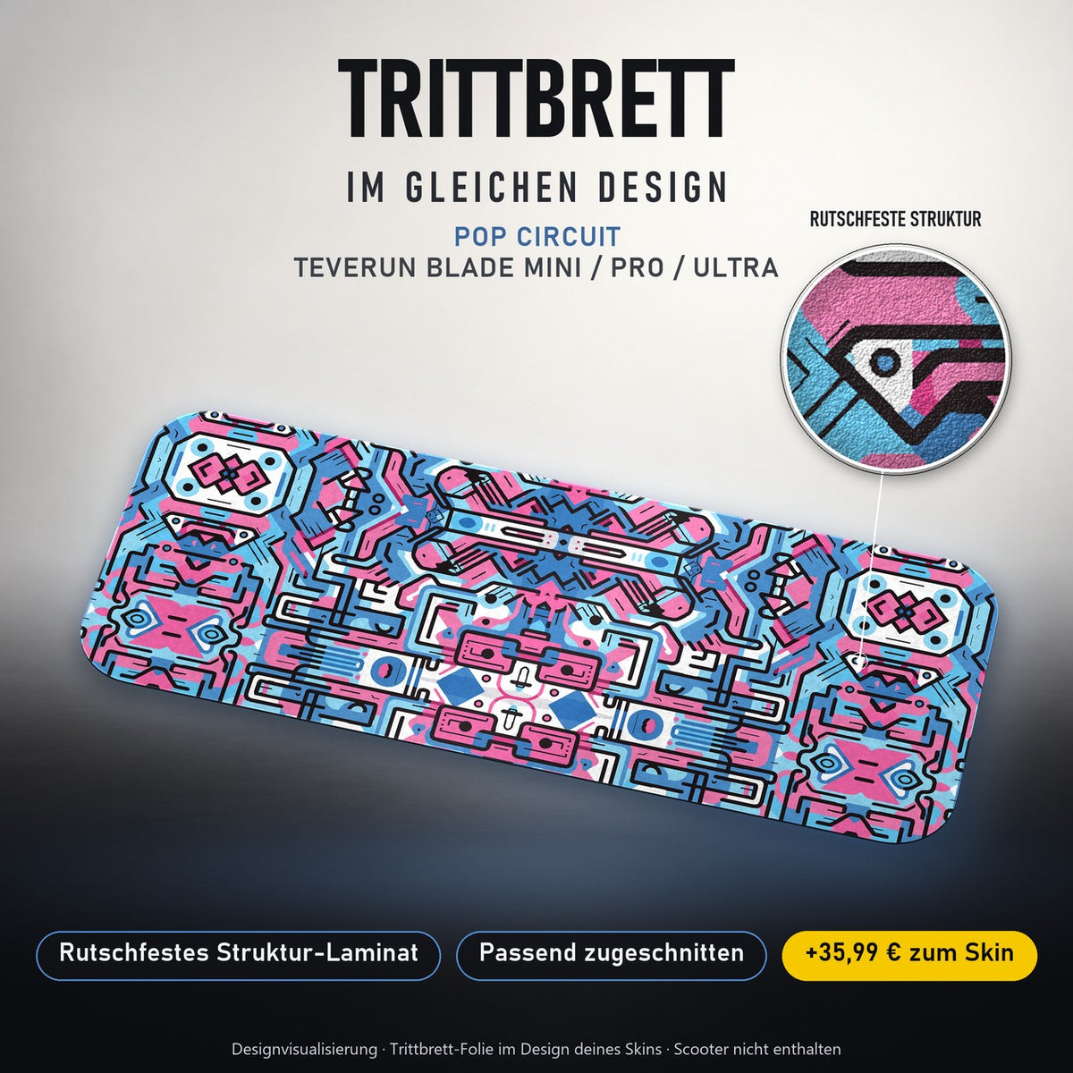 Trittbrett im gleichen Design – POP CIRCUIT