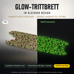 Glow-Trittbrett – CAMOUFLAGE FLECKTARN, Tag/Nacht