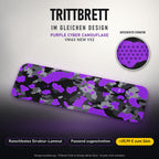 Trittbrett im gleichen Design – PURPLE CYBER CAMOUFLAGE