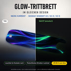 Glow-Trittbrett – NEON CURRENT, Tag/Nacht