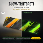 Glow-Trittbrett – PIT LANE 77, Tag/Nacht