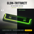Glow-Trittbrett – LIME RUSH, Tag/Nacht