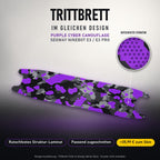 Trittbrett im gleichen Design – PURPLE CYBER CAMOUFLAGE