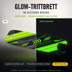 Glow-Trittbrett – VIPER LINE, Tag/Nacht