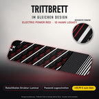 Trittbrett im gleichen Design – ELECTRIC POWER RED