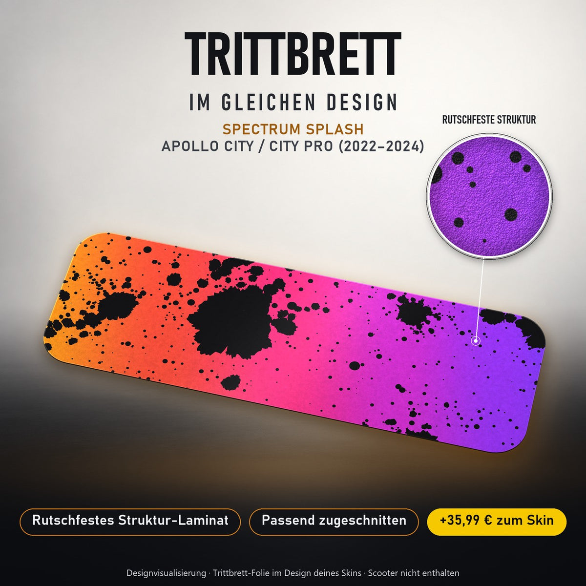 Trittbrett im gleichen Design – SPECTRUM SPLASH