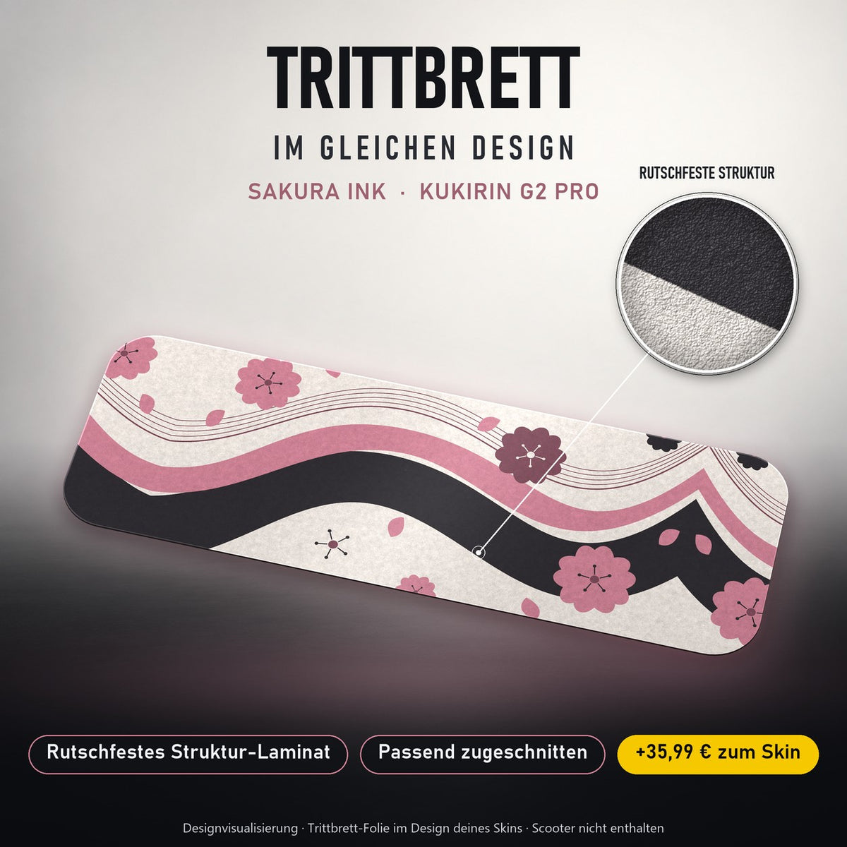 Trittbrett im gleichen Design – SAKURA INK