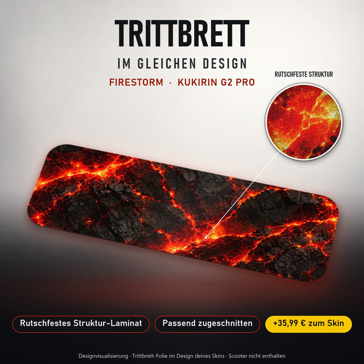 Trittbrett im gleichen Design – FIRESTORM