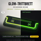 Glow-Trittbrett – LIME RUSH, Tag/Nacht