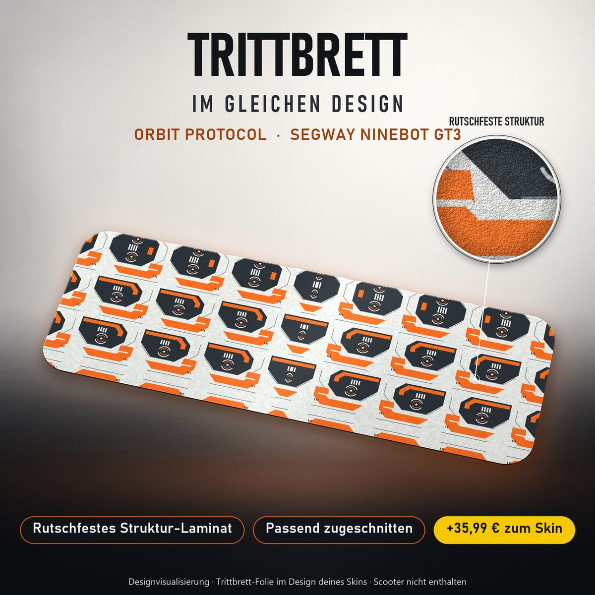 Trittbrett im gleichen Design – ORBIT PROTOCOL