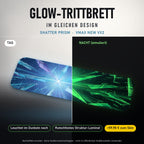 Glow-Trittbrett – SHATTER PRISM, Tag/Nacht