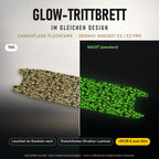Glow-Trittbrett – CAMOUFLAGE FLECKTARN, Tag/Nacht