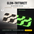 Glow-Trittbrett – AURUM MARBLE, Tag/Nacht