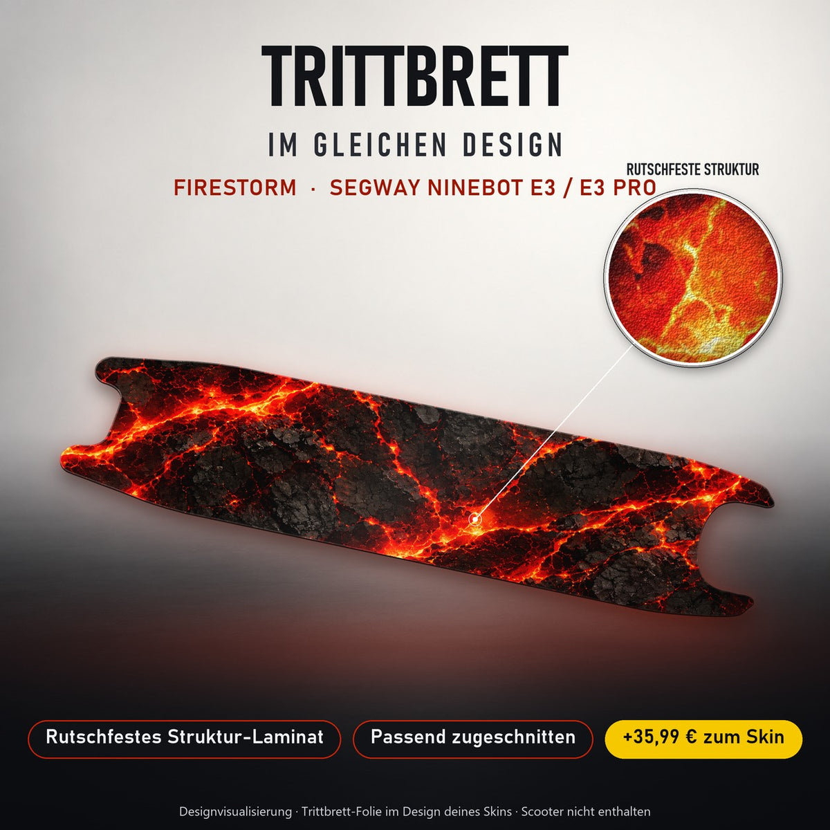 Trittbrett im gleichen Design – FIRESTORM