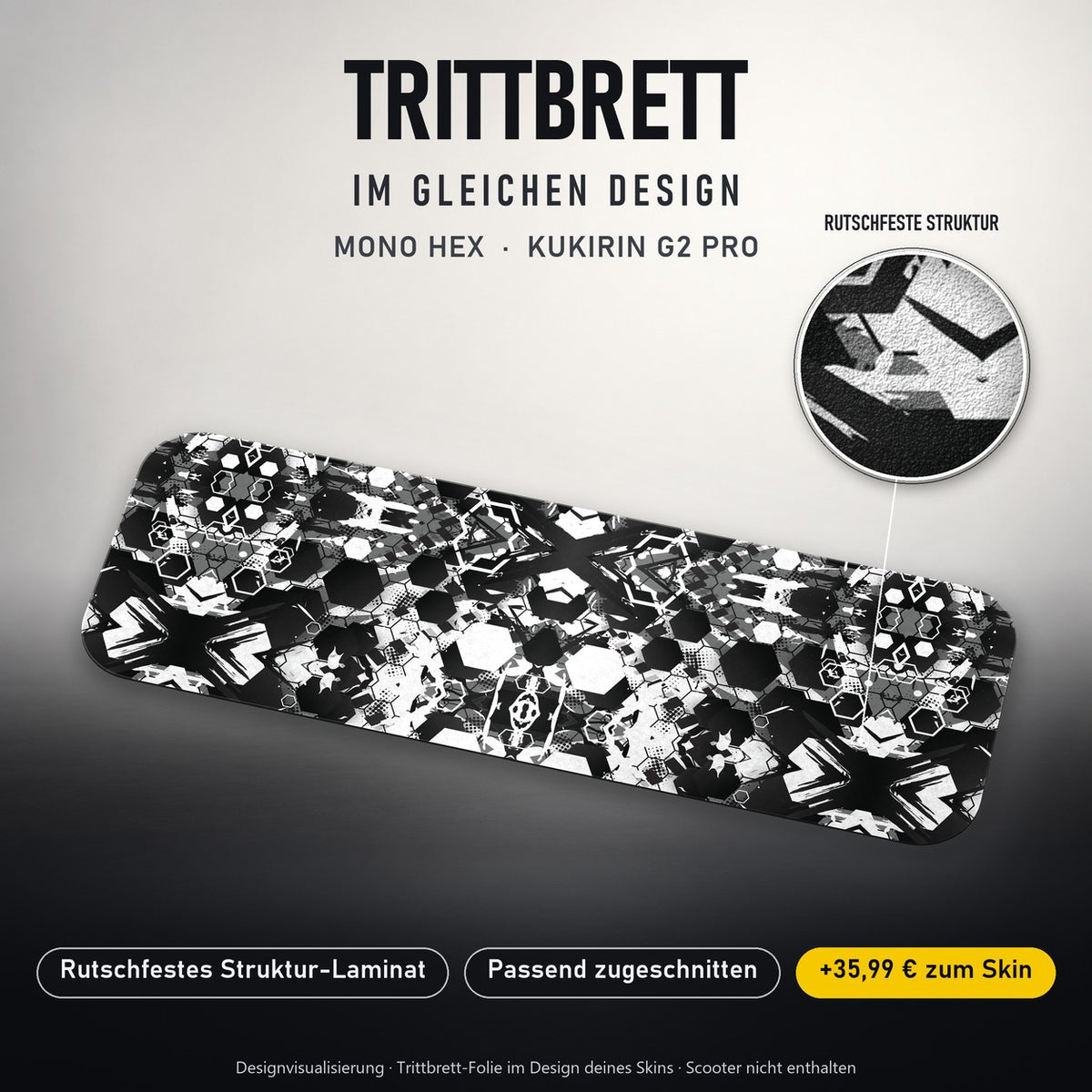 Trittbrett im gleichen Design – MONO HEX