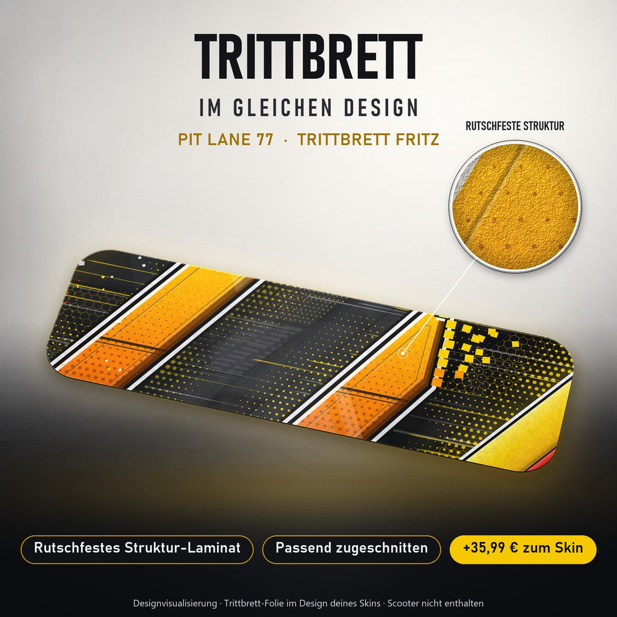 Trittbrett im gleichen Design – PIT LANE 77