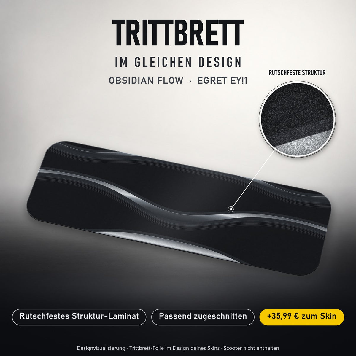 Trittbrett im gleichen Design – OBSIDIAN FLOW