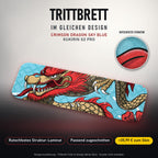 Trittbrett im gleichen Design – CRIMSON DRAGON SKY BLUE