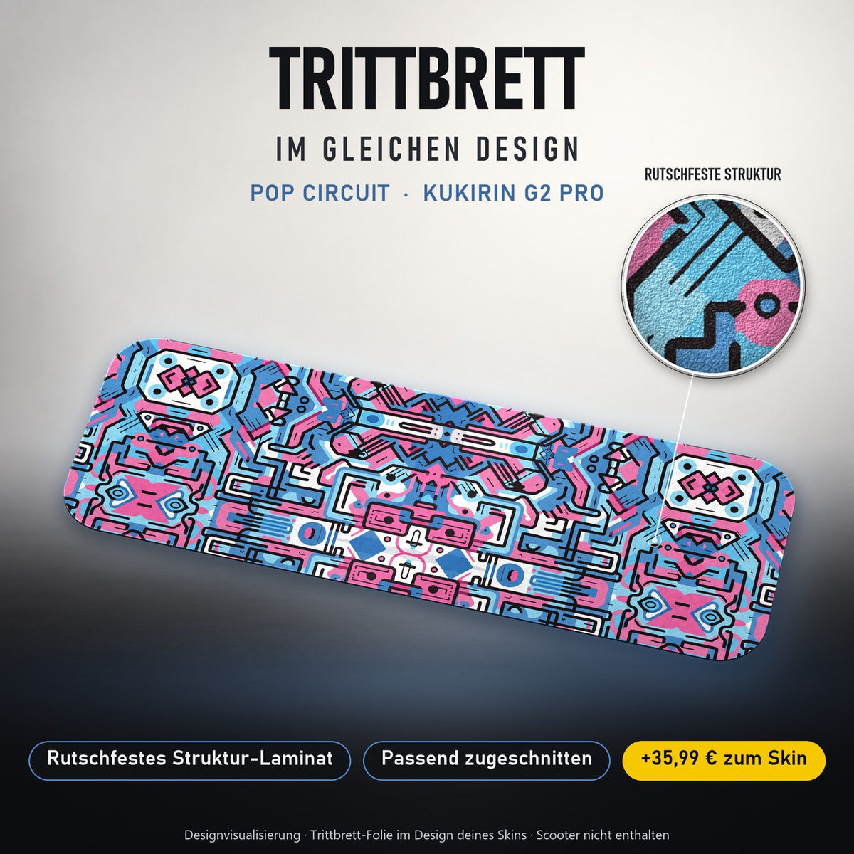 Trittbrett im gleichen Design – POP CIRCUIT