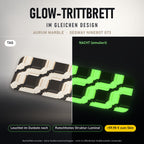 Glow-Trittbrett – AURUM MARBLE, Tag/Nacht