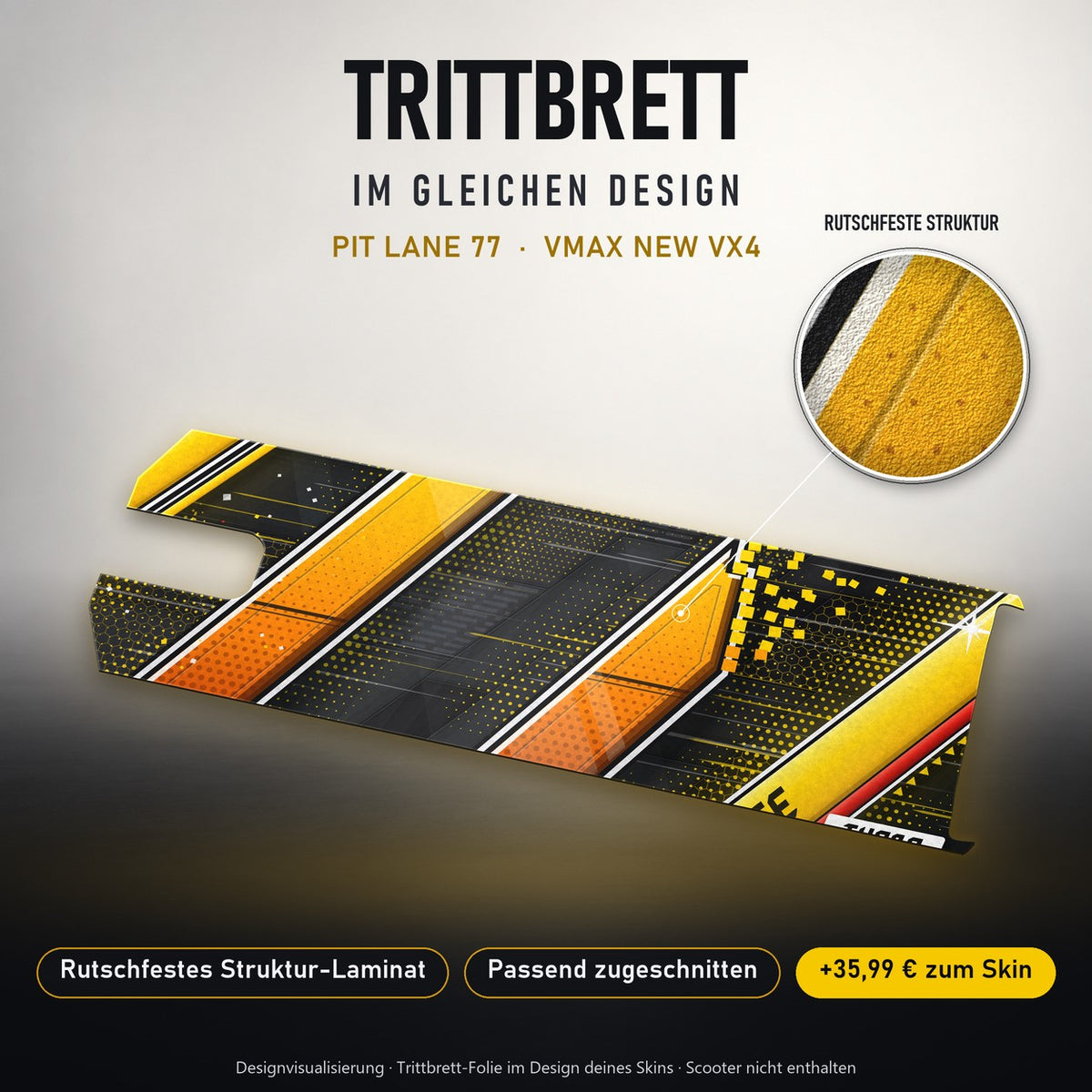 Trittbrett im gleichen Design – PIT LANE 77
