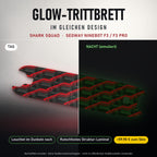 Glow-Trittbrett – SHARK SQUAD, Tag/Nacht