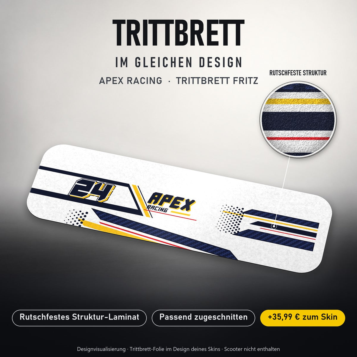 Trittbrett im gleichen Design – APEX RACING