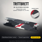 Trittbrett im gleichen Design – URBAN RED CAMO