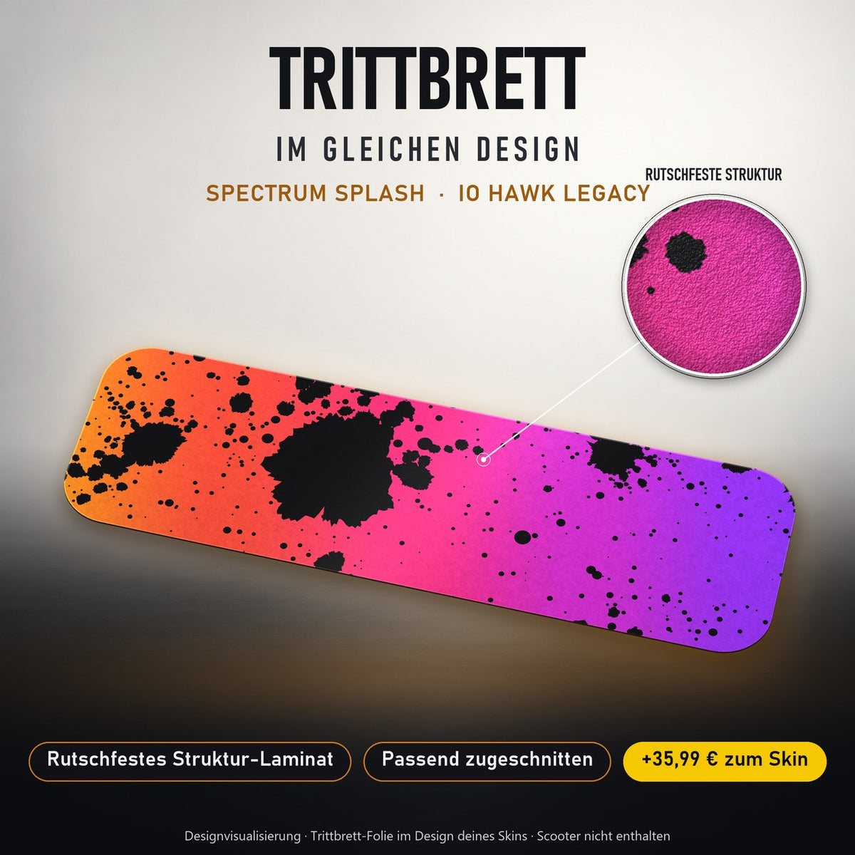 Trittbrett im gleichen Design – SPECTRUM SPLASH