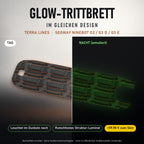 Glow-Trittbrett – TERRA LINES, Tag/Nacht