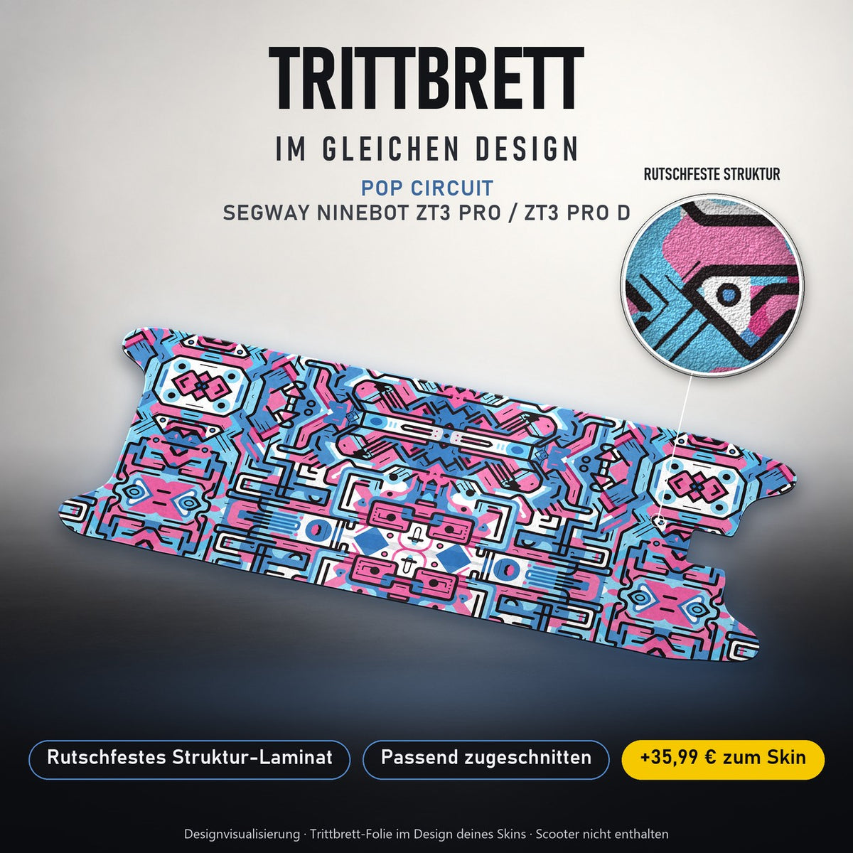 Trittbrett im gleichen Design – POP CIRCUIT