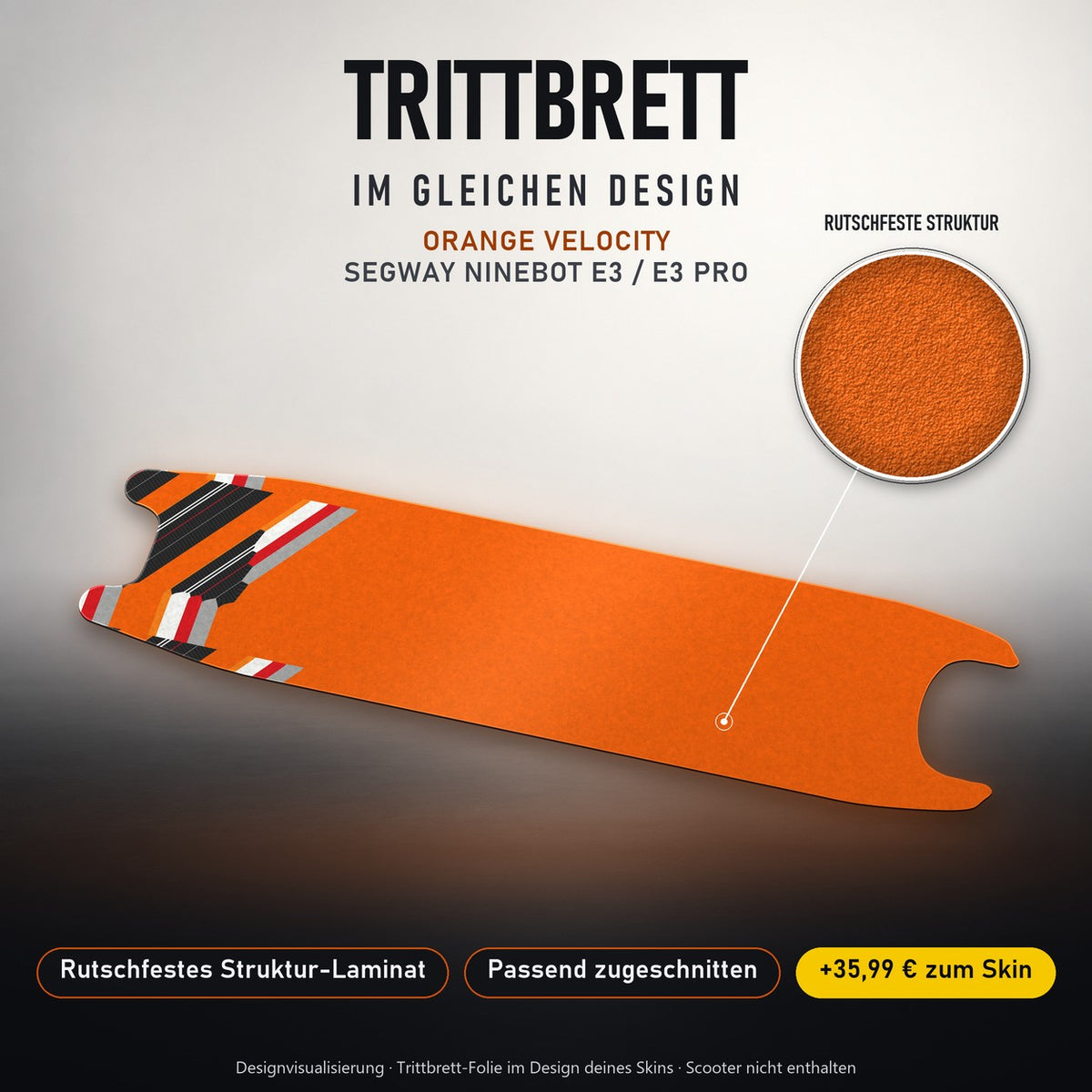 Trittbrett im gleichen Design – ORANGE VELOCITY